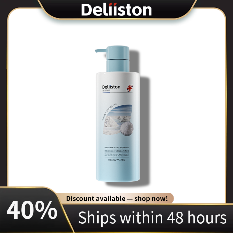 Deliiston Sea Salt Acne-Fighting Body Wash