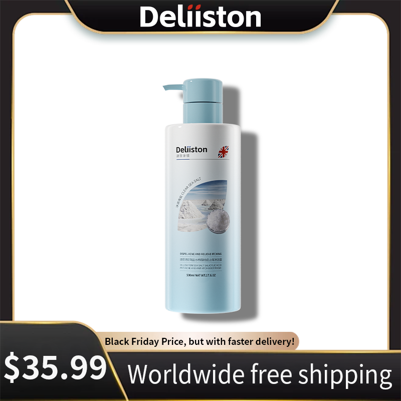 Deliiston Sea Salt Acne-Fighting Body Wash